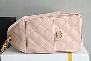 Fortok Chanel 25 Baby Pink Caviar Leather Bag 30 x 26 x 14cm - 6