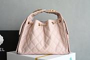 Fortok Chanel 25 Baby Pink Caviar Leather Bag 30 x 26 x 14cm - 4