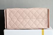Fortok Chanel 25 Baby Pink Caviar Leather Bag 30 x 26 x 14cm - 3