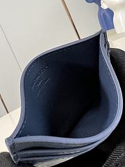 Fortok Louis Vuitton Card Holder Navy Blue 11 x 7 cm - 4