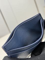 Fortok Louis Vuitton Card Holder Navy Blue 11 x 7 cm - 2