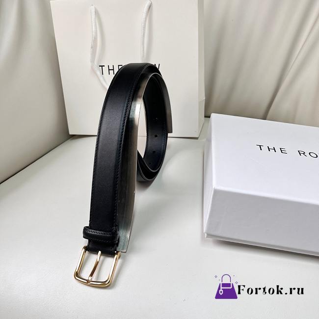 Fortok The Row Belt Gold Chain Black  - 1