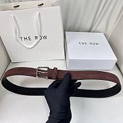 Fortok The Row Belt Suede Rouge - 6