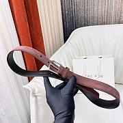 Fortok The Row Belt Suede Rouge - 4