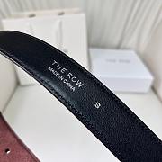 Fortok The Row Belt Suede Rouge - 3
