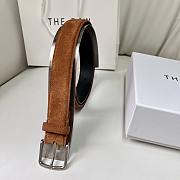 Fortok The Row Belt Suede Brown - 1
