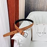 Fortok The Row Belt Suede Brown - 4