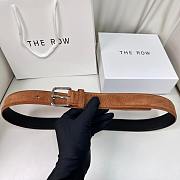 Fortok The Row Belt Suede Brown - 3