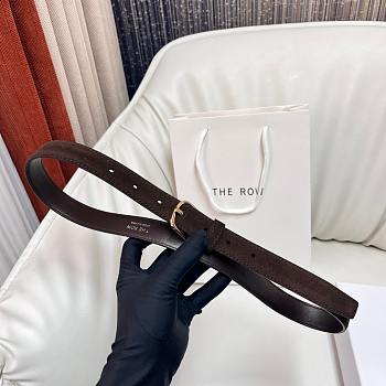 Fortok The Row Belt Suede Chocolate