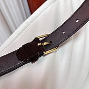 Fortok The Row Belt Suede Chocolate - 4