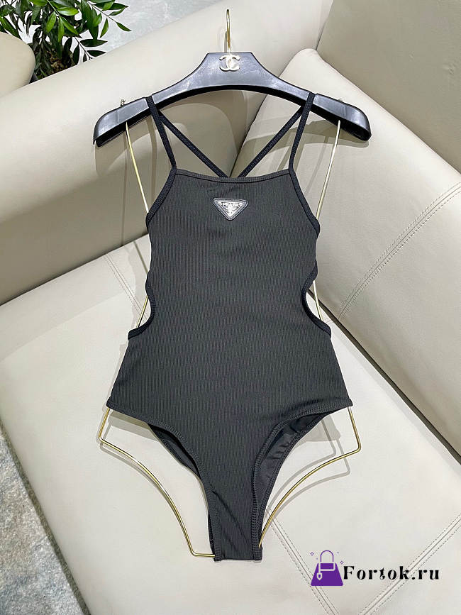 Fortok Prada Swimsuit Black 03 - 1
