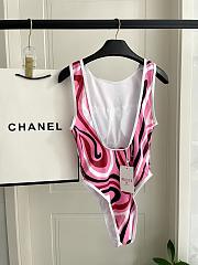 Fortok Pucci Swimsuit Pink  - 4