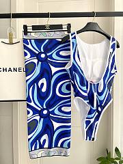 Fortok Pucci Swimsuit Blue - 3