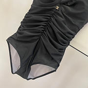 Fortok Chanel Swimsuit Black 02  - 6