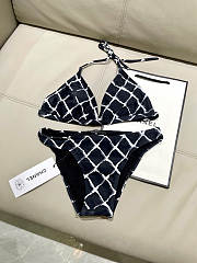 Fortok Chanel Bikini Caro Black And White - 4