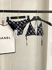 Fortok Chanel Bikini Caro Black And White - 3