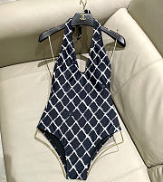 Fortok Chanel Swimsuit Caro Black And White - 6