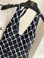 Fortok Chanel Swimsuit Caro Black And White - 3
