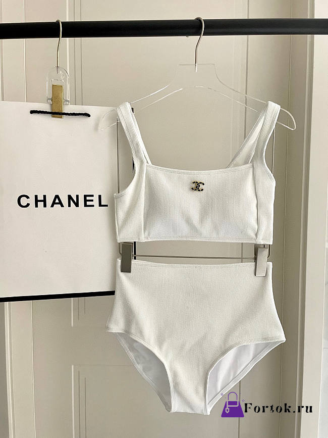 Fortok Chanel Bikini White - 1