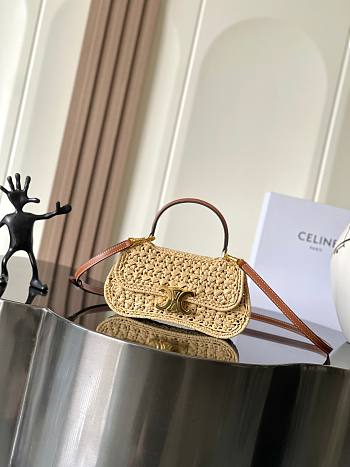 Fortok Celine Teen Lola Straw Bag  20*11.5*5cm