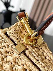 Fortok Celine Teen Lola Straw Bag  20*11.5*5cm - 3