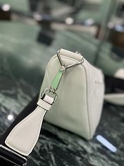 Fortok Prada Triangle Bag White 26×14×12cm - 5