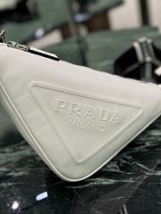 Fortok Prada Triangle Bag White 26×14×12cm - 2