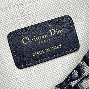Fortok Dior - Bobby East-West Bag Azure Blue Box Calfskin 22×17×6cm - 2