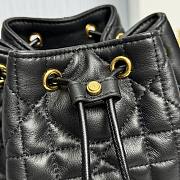 Fortok Dior Bucket Bag Black 14*15*7cm - 2