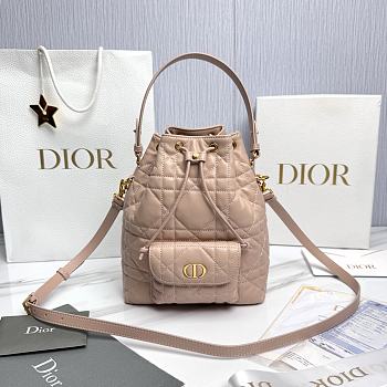 Fortok Dior Bucket Bag Salmon Color 14*15*7cm