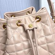 Fortok Dior Bucket Bag Salmon Color 14*15*7cm - 4