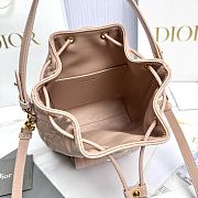 Fortok Dior Bucket Bag Salmon Color 14*15*7cm - 2