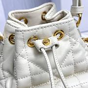 Fortok Dior Bucket Bag White 14*15*7cm - 5