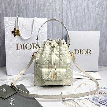 Fortok Dior Bucket Bag White 20cm*24cm*9cm