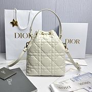 Fortok Dior Bucket Bag White 20cm*24cm*9cm - 2
