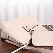 Fortok Louis Vuitton CarryAll Off White 24 x 12 x 29.5 cm - 5