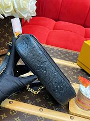 Fortok Louis Vuitton Ivy Wallet On Chain Black 23.5 x 12 x 4.3 cm - 6