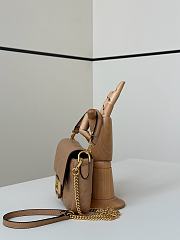 Fortok Fendi Baguette FF Logo Bag in Brown 19×5×12cm  - 4