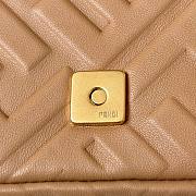 Fortok Fendi Baguette FF Logo Bag in Brown 19×5×12cm  - 2