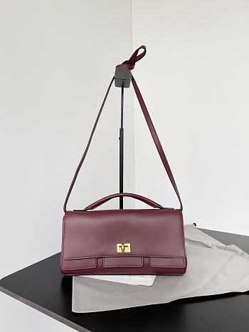 Fortok Balenciaga Bel Air Clutch Rouge 26.9 x 13.9 x 5.3 cm