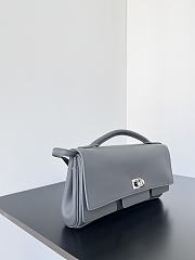 Fortok Balenciaga Bel Air Clutch Grey 26.9 x 13.9 x 5.3 cm - 6