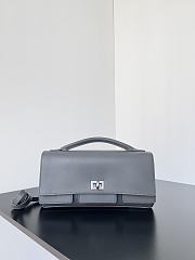 Fortok Balenciaga Bel Air Clutch Grey 26.9 x 13.9 x 5.3 cm - 4