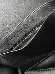 Fortok Balenciaga Bel Air Clutch Black With Gold Hardware 26.9 x 13.9 x 5.3 cm - 6
