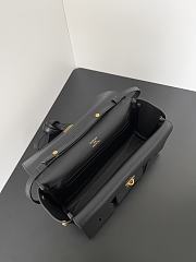 Fortok Balenciaga Bel Air Clutch Black With Gold Hardware 26.9 x 13.9 x 5.3 cm - 3