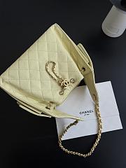 Fortok Chanel 25 Bag Yellow 30 x 26 x 14cm  - 5