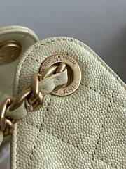 Fortok Chanel 25 Bag Yellow 30 x 26 x 14cm  - 3