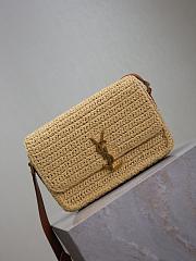 Fortok Saint Laurent Solferino Raffia Crossbody Bag 23×16×6cm - 6