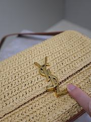 Fortok Saint Laurent Solferino Raffia Crossbody Bag 23×16×6cm - 2