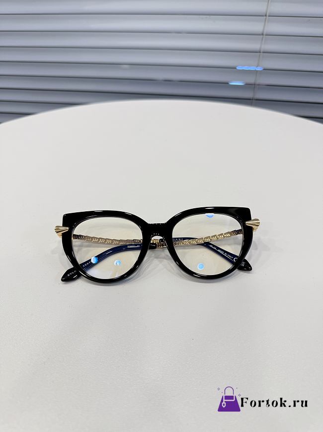 Fortok Bvlgari Cat Eyes Sunglasses Black - 1