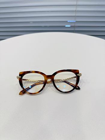 Fortok Bvlgari Cat Eyes Sunglasses Brown